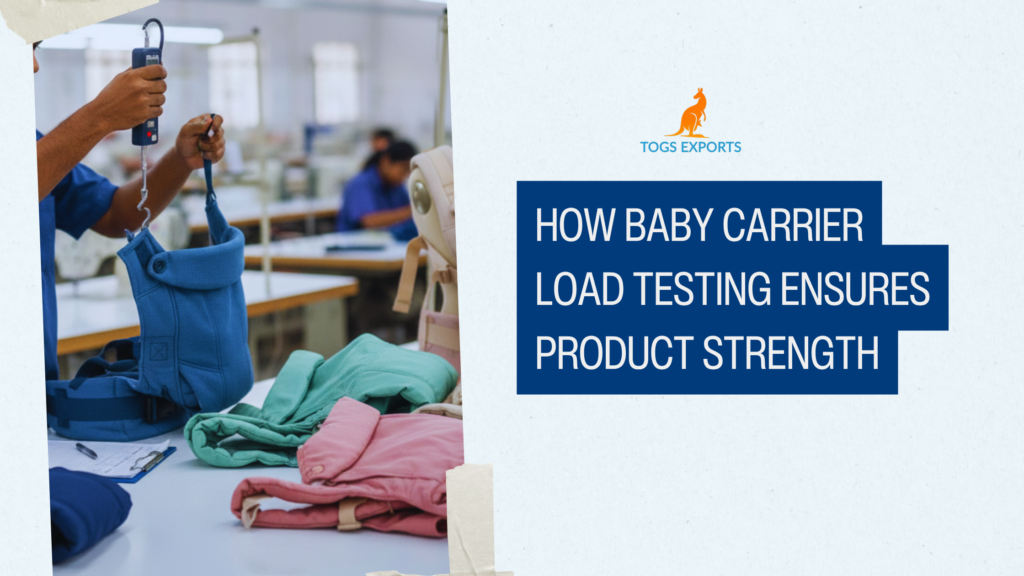 How Baby Carrier Load Testing Ensures Product Strength?
