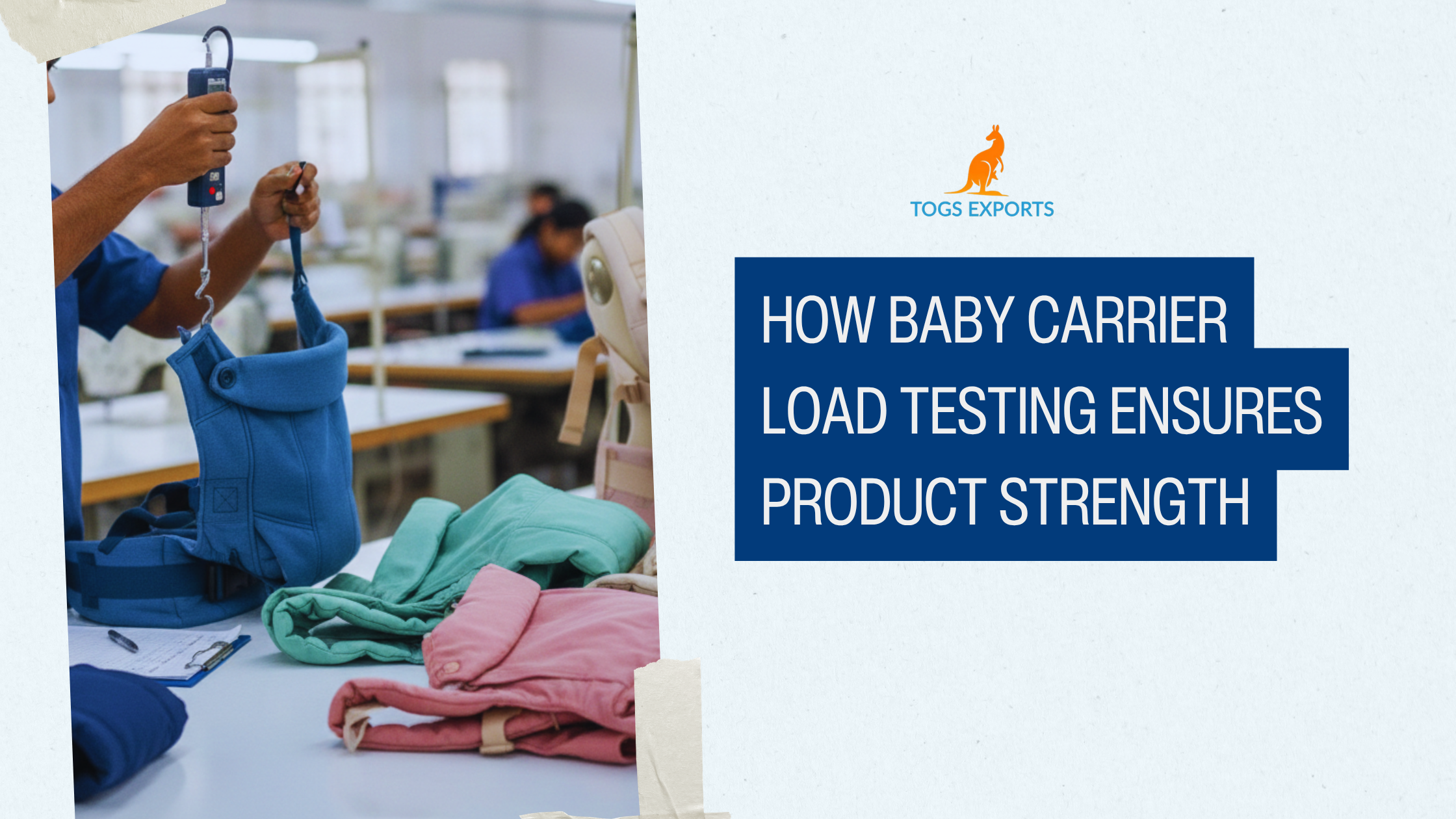 How Baby Carrier Load Testing Ensures Product Strength?