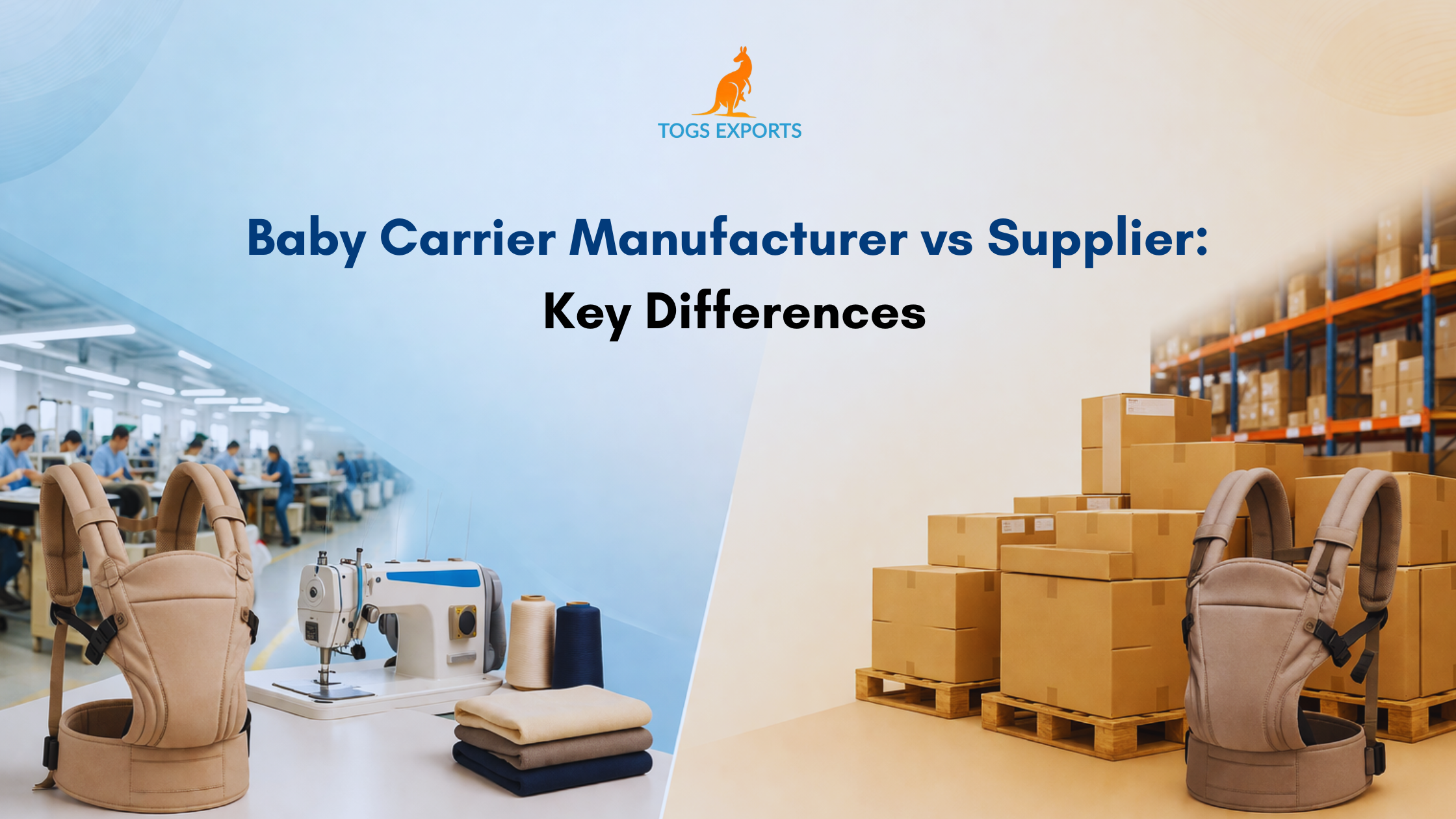 Baby Carrier Manufacturer vs Supplier: Key Differences