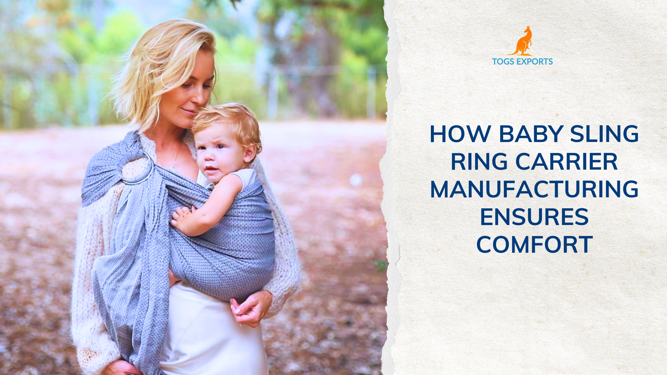How Baby Sling Ring Carrier Manufacturing Ensures Comfort