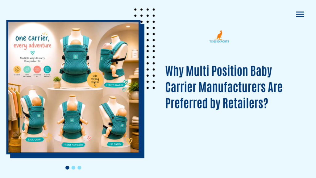 Why Multi Position Baby Carrier Manufacturers Are Preferred by Retailers?