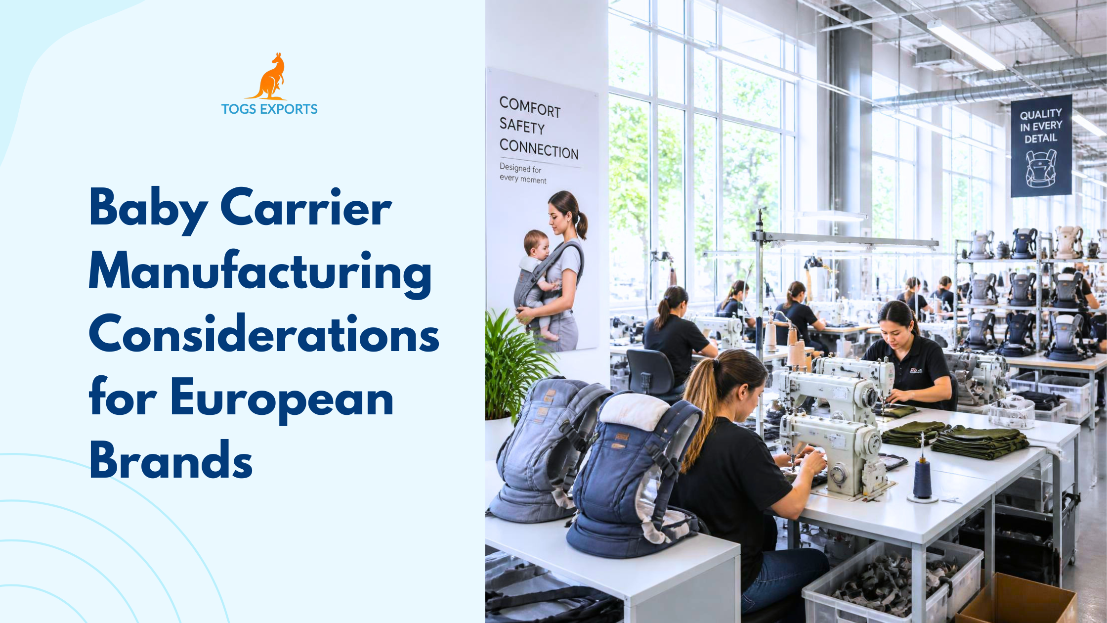 Find a Baby Carrier Manufacturer for European Brands