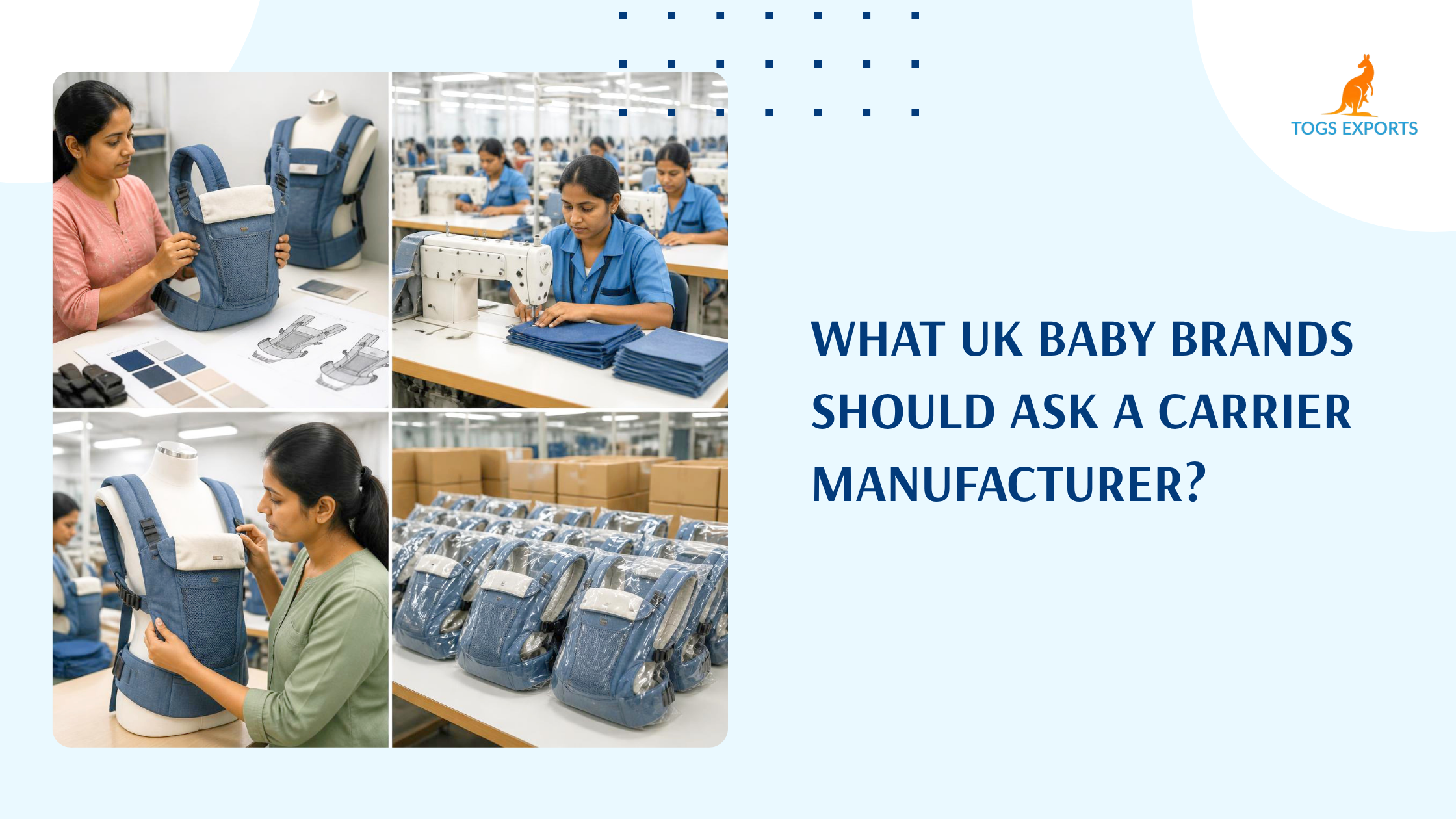 Baby Carrier Manufacturer for UK Brands